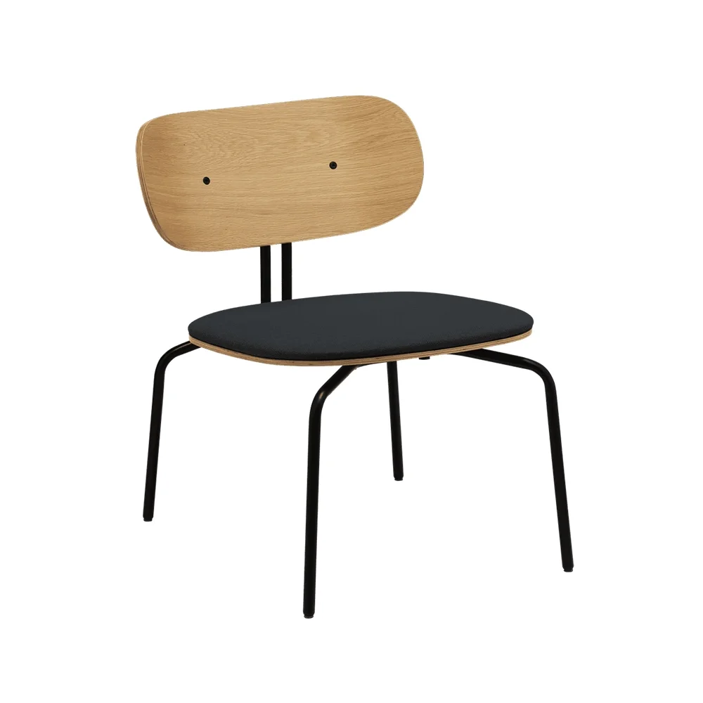 Curious Lounge Chair Oak/Black Shadow