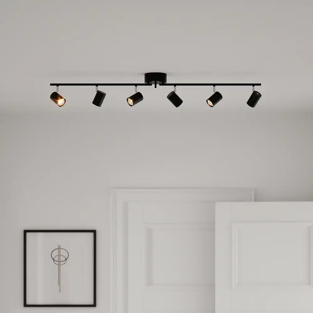 Correct ceiling spotlight 6-low Black