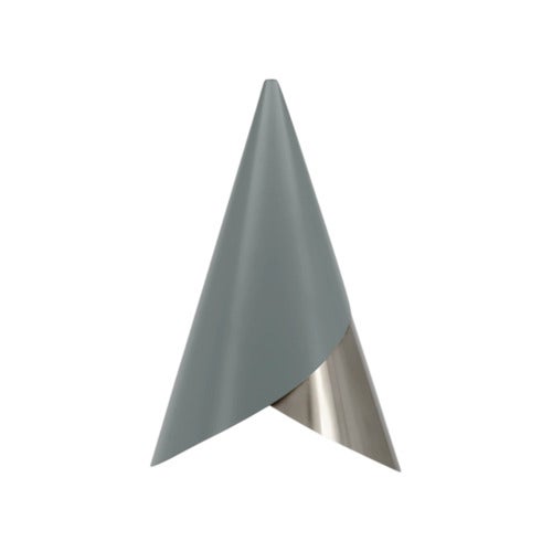 Cornet Lampshade Slate/Steel