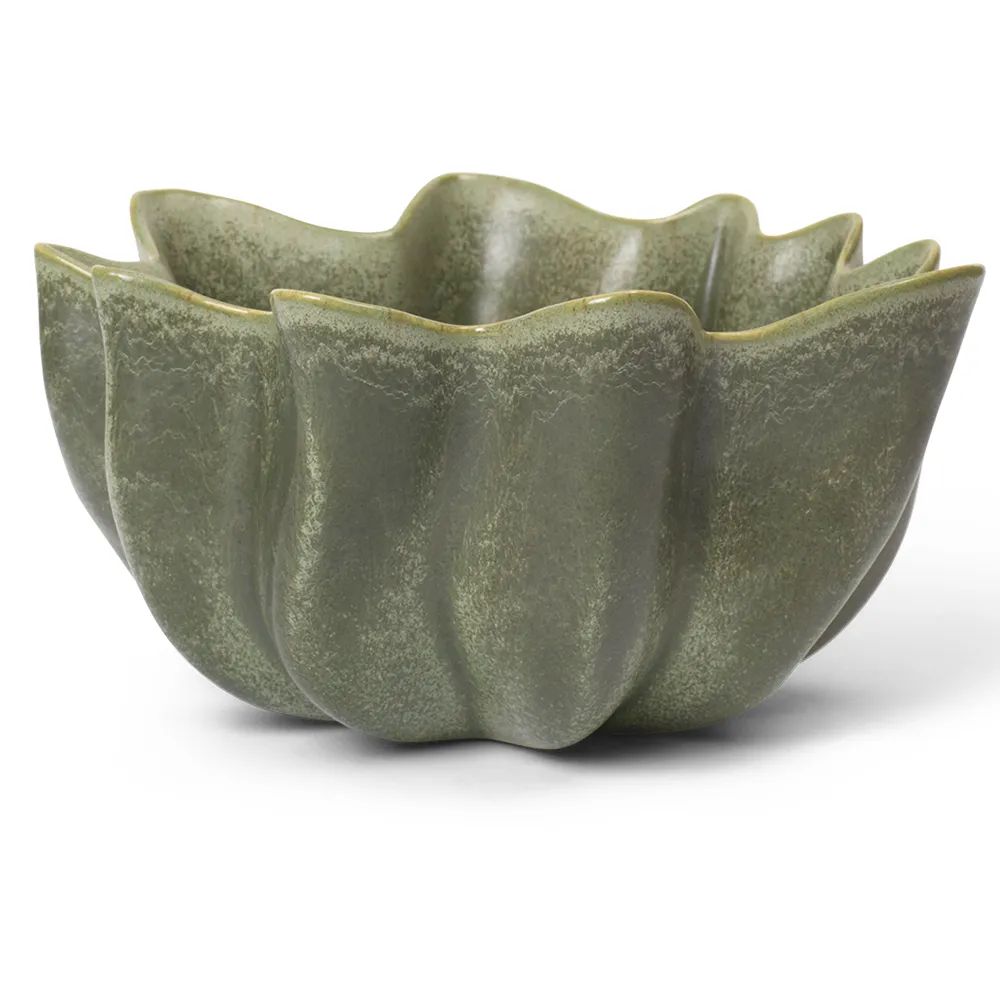 Nium Bowl Ø36 cm - Dark Sage