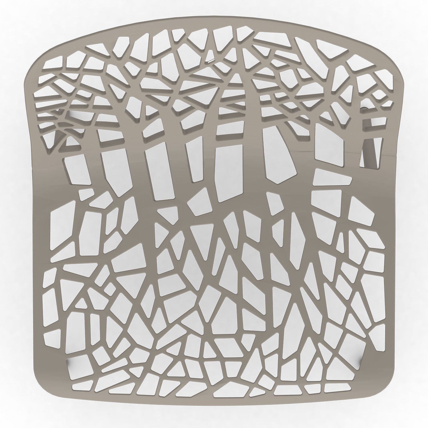 Forest lounge armchair Pearly Gold