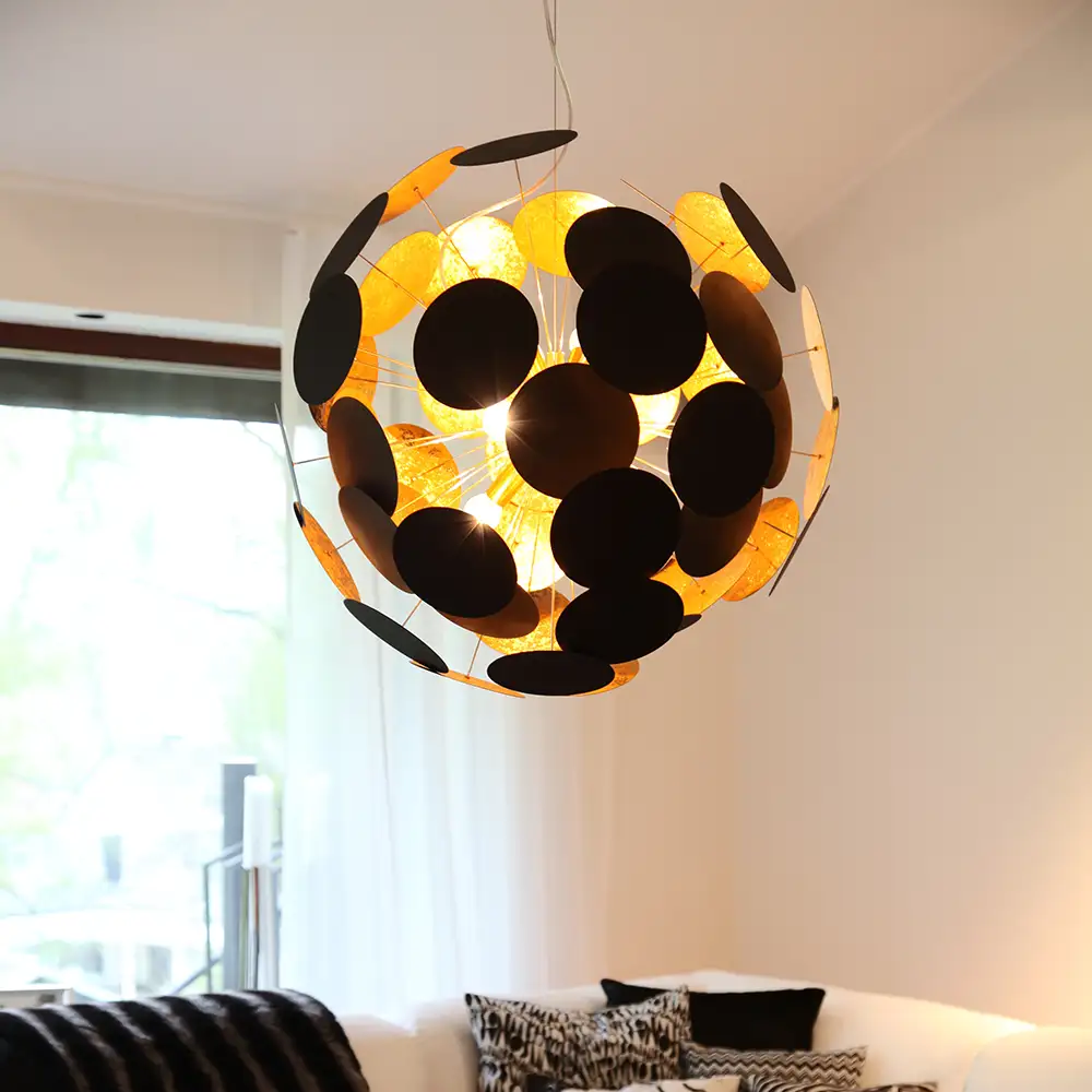Planet Ceiling light Ø50cm black/gold