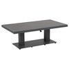 Scale coffee table 85x140 cm anthracite / Dark Brownish Ceramic