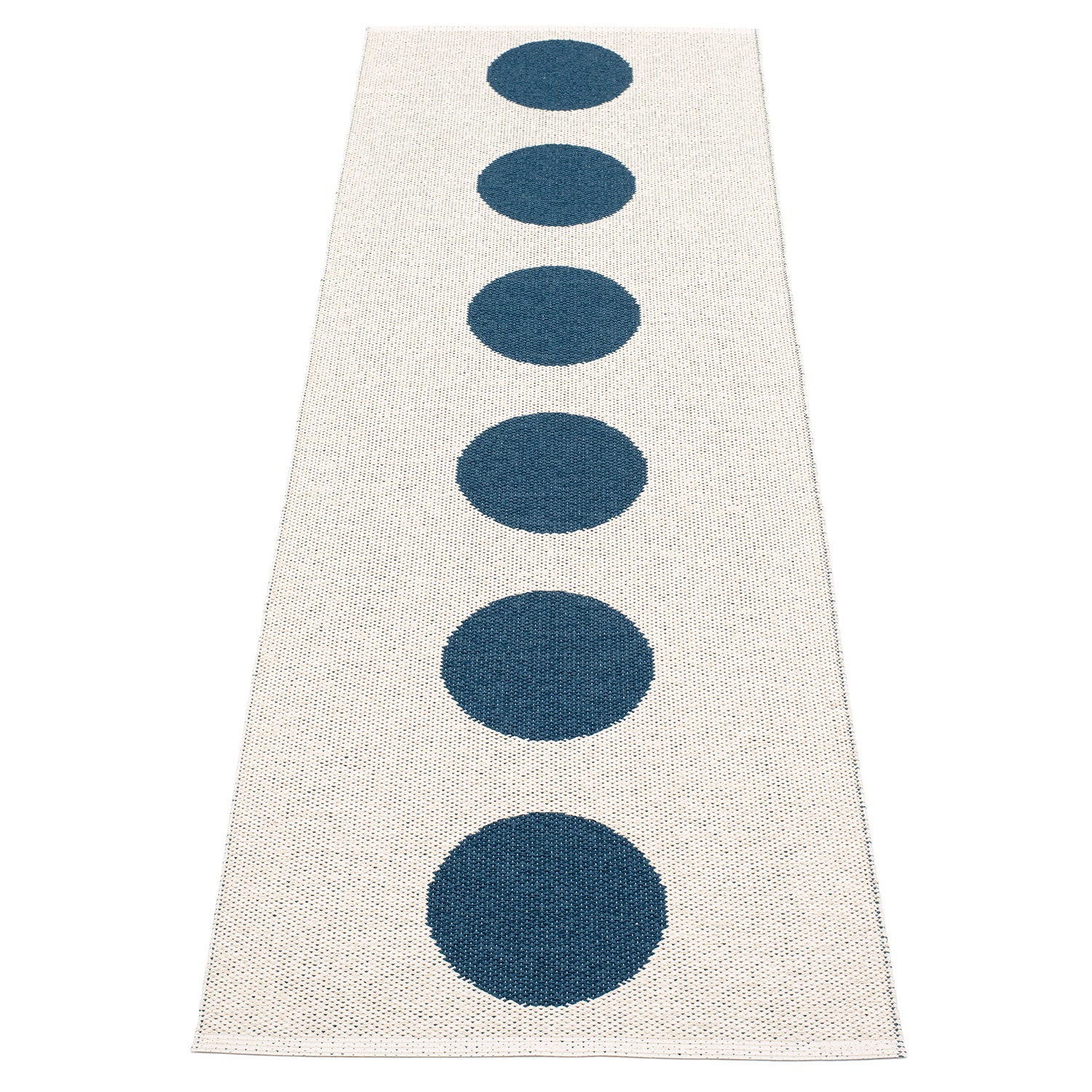 Vera Carpet 70x225 cm ocean blue / vanilla