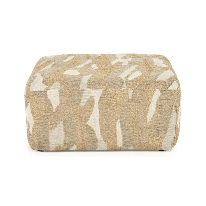 Pouf Rytm large - taupe 70x70x34 cm