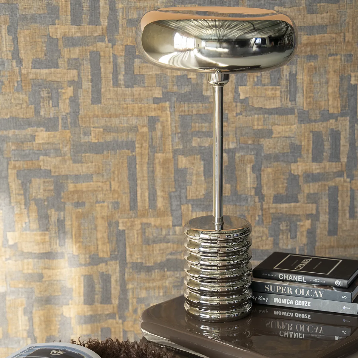 Table Lamp Chromeo Chrome H46 cm