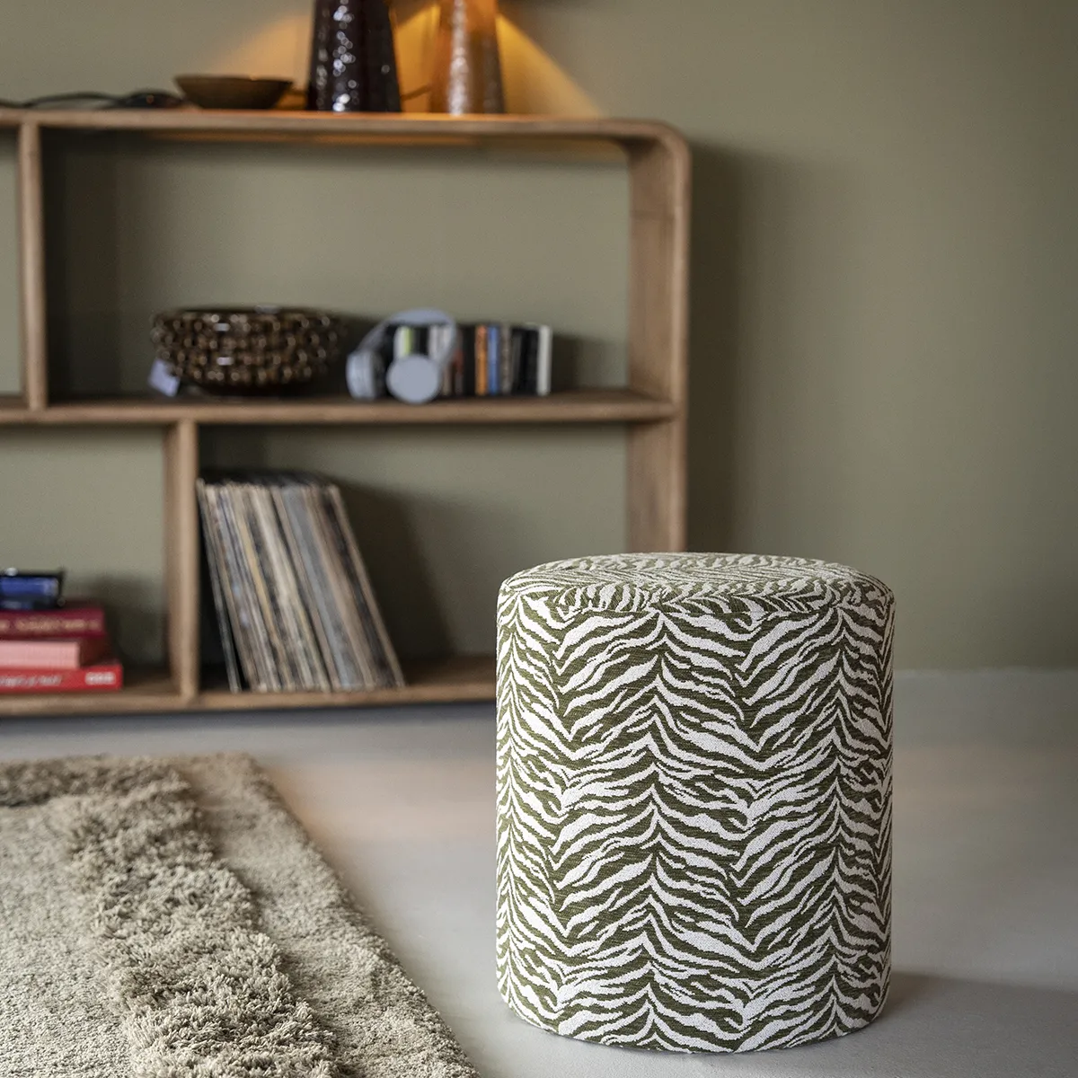 Pouf Tigra Green H42 cm