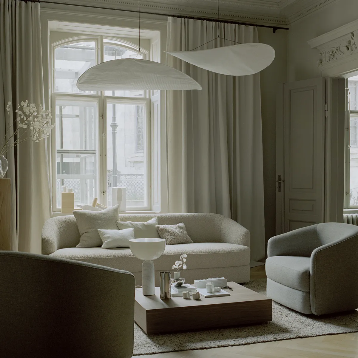 Sofa Covent Deep (3-Seater) Hemp