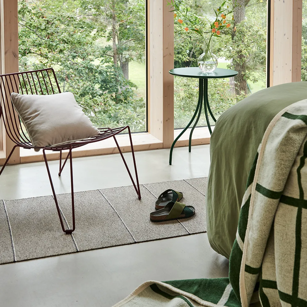 Lea rug Potato/Dark Brown/Vanilla 70 x 150 cm