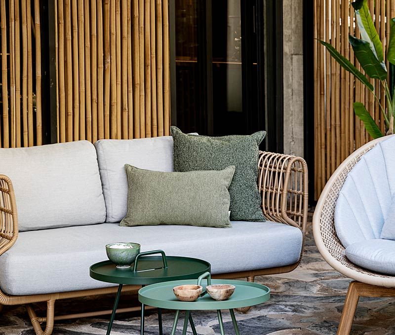 Wove Ornamental cushion 52X32 cm Yellow