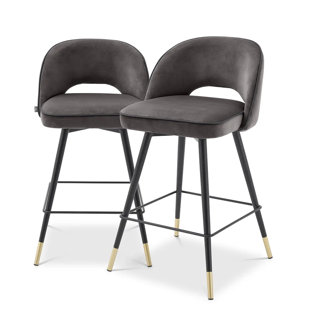 Bar Stool Cliff low Savona grey