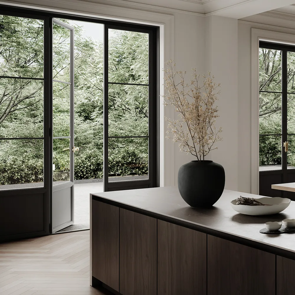 Sunao vase Medio - Black