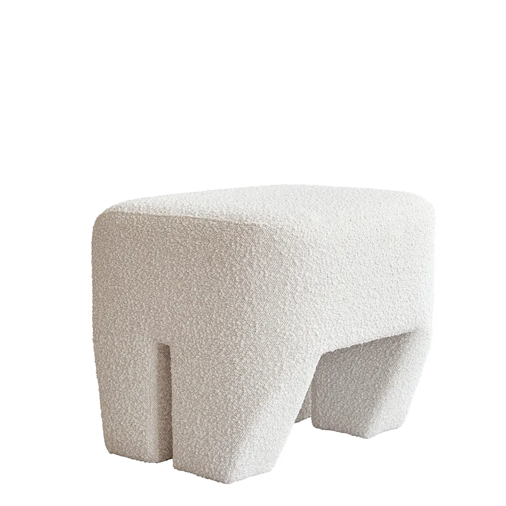 Sculpt Stool - Off White
