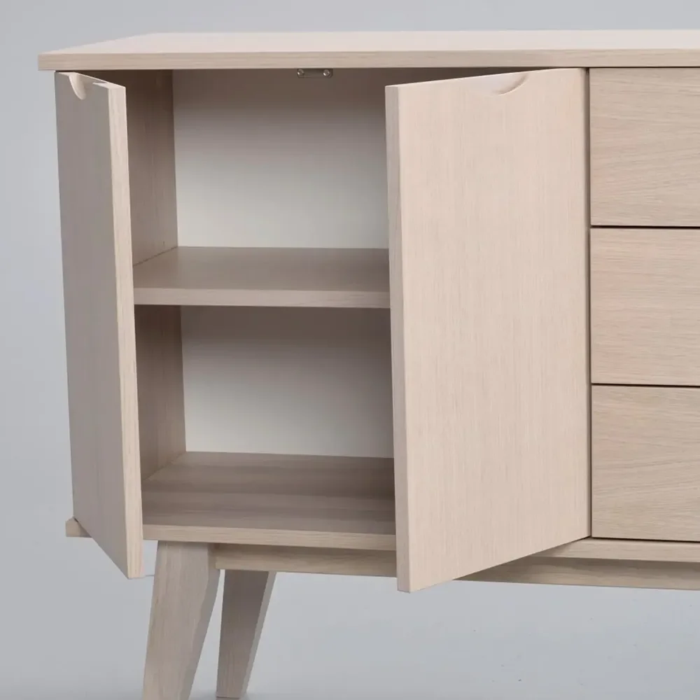 Filippa sideboard 150x40 cm white pigmented oak