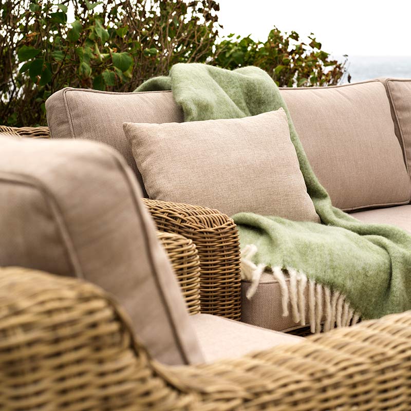 Glendon 3-seater sofa  Dark brown / Soft moose