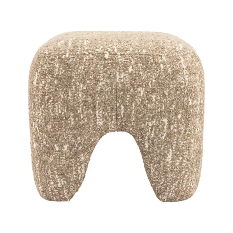 Bayo stool 46x46x43 cm polyester taupe