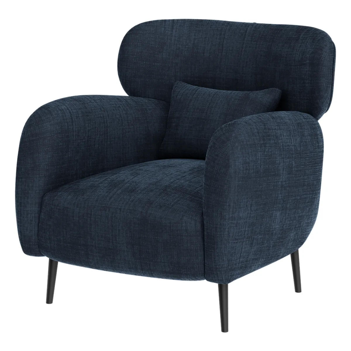 Bonn fabric armchair Gabby blue