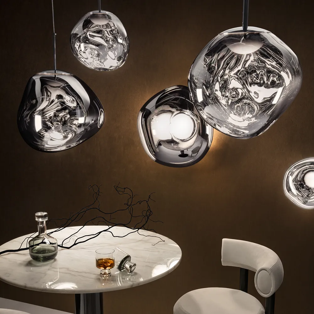 Melt Pendant Mini Silver LED