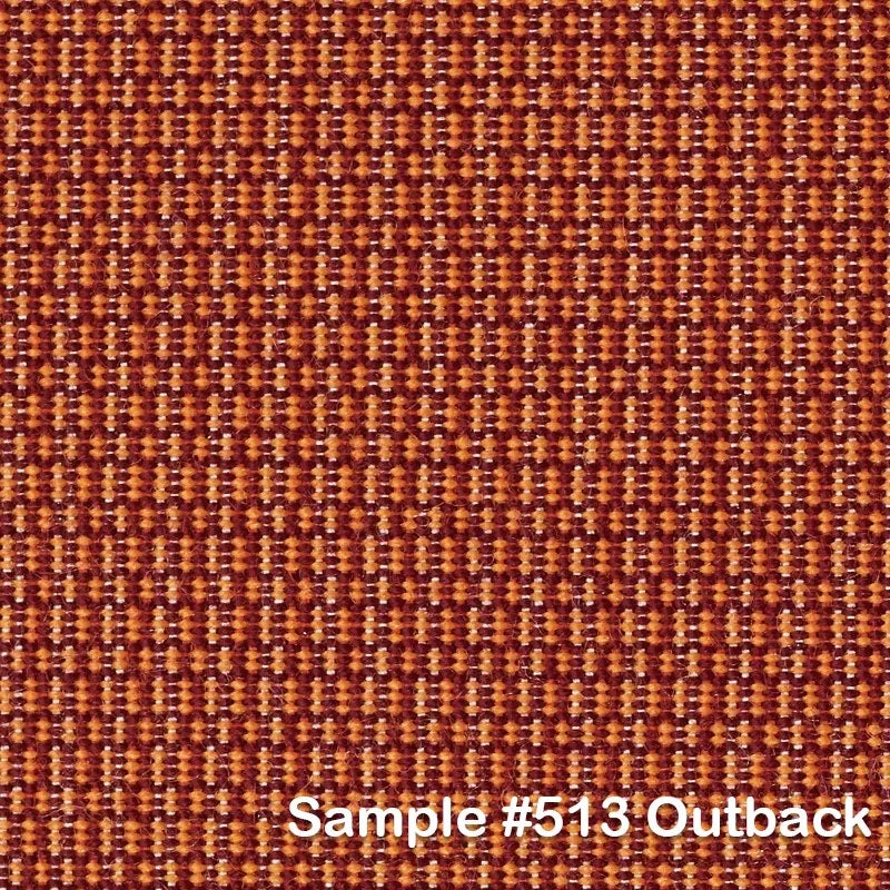 Sombrano S+ side-mast parasol 350x350 cm cat.5 antracite alu / 513 fire red 