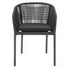 Delta chair    Anthracite / Slate Rope / Teddy Black
