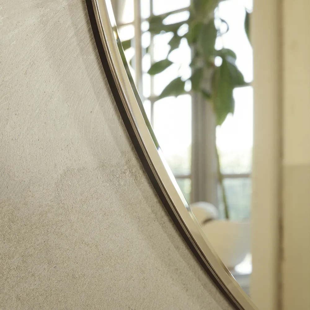 Pond Mirror 165x40 cm Dark Chrome