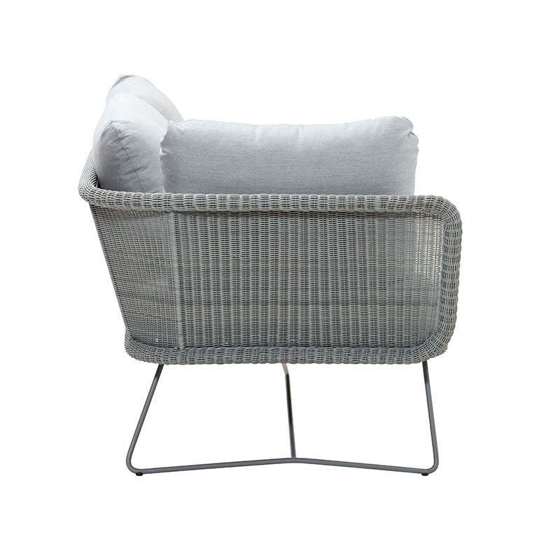 Horizon 2-Seater Right Light Grey