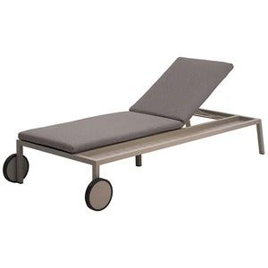 Samvaro sun lounger khaki / Soft Dawn