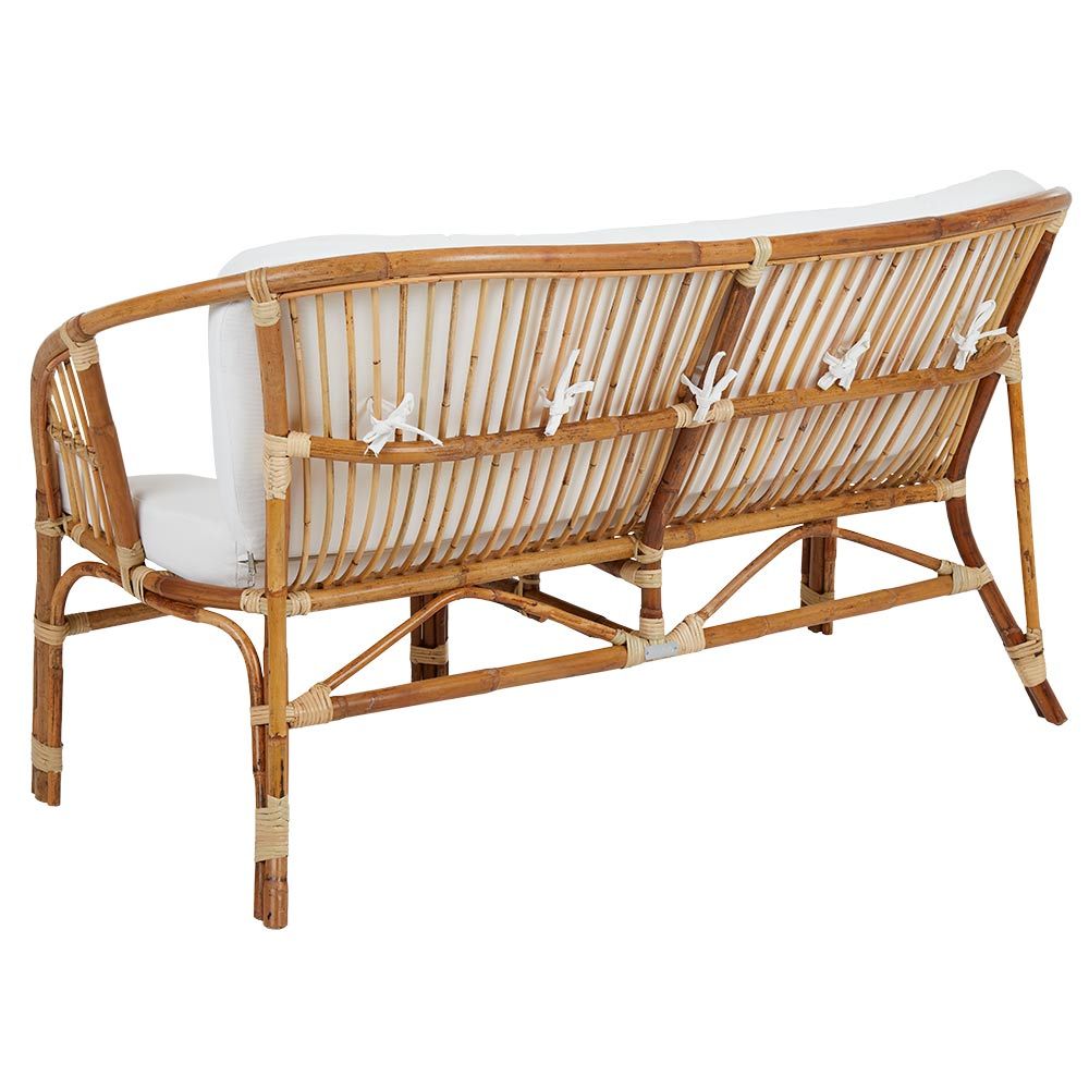 Astrakan 2-seater sofa natural/white