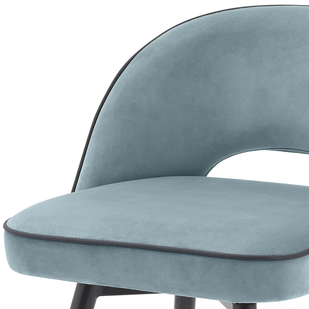 Bar Stool Cliff low Savona blue