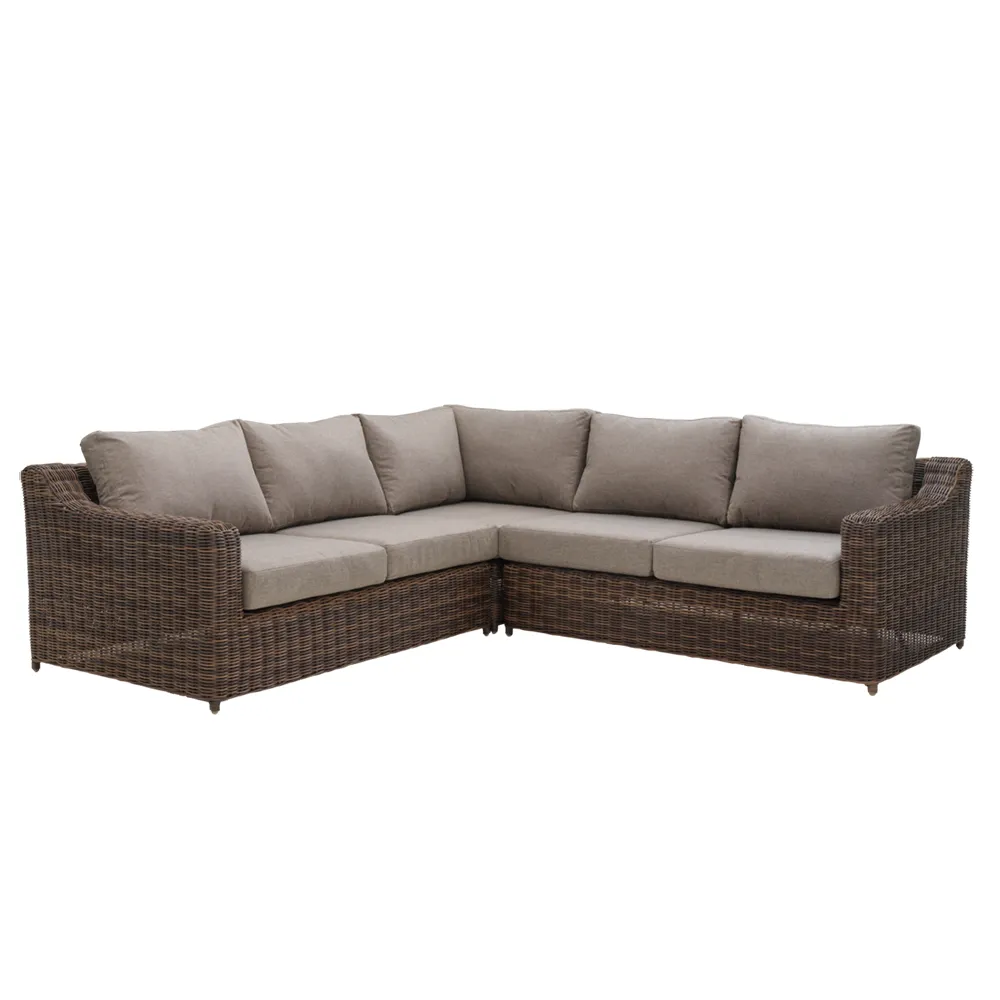 Glendon end pieces, 2-pack  Dark brown / Soft moose