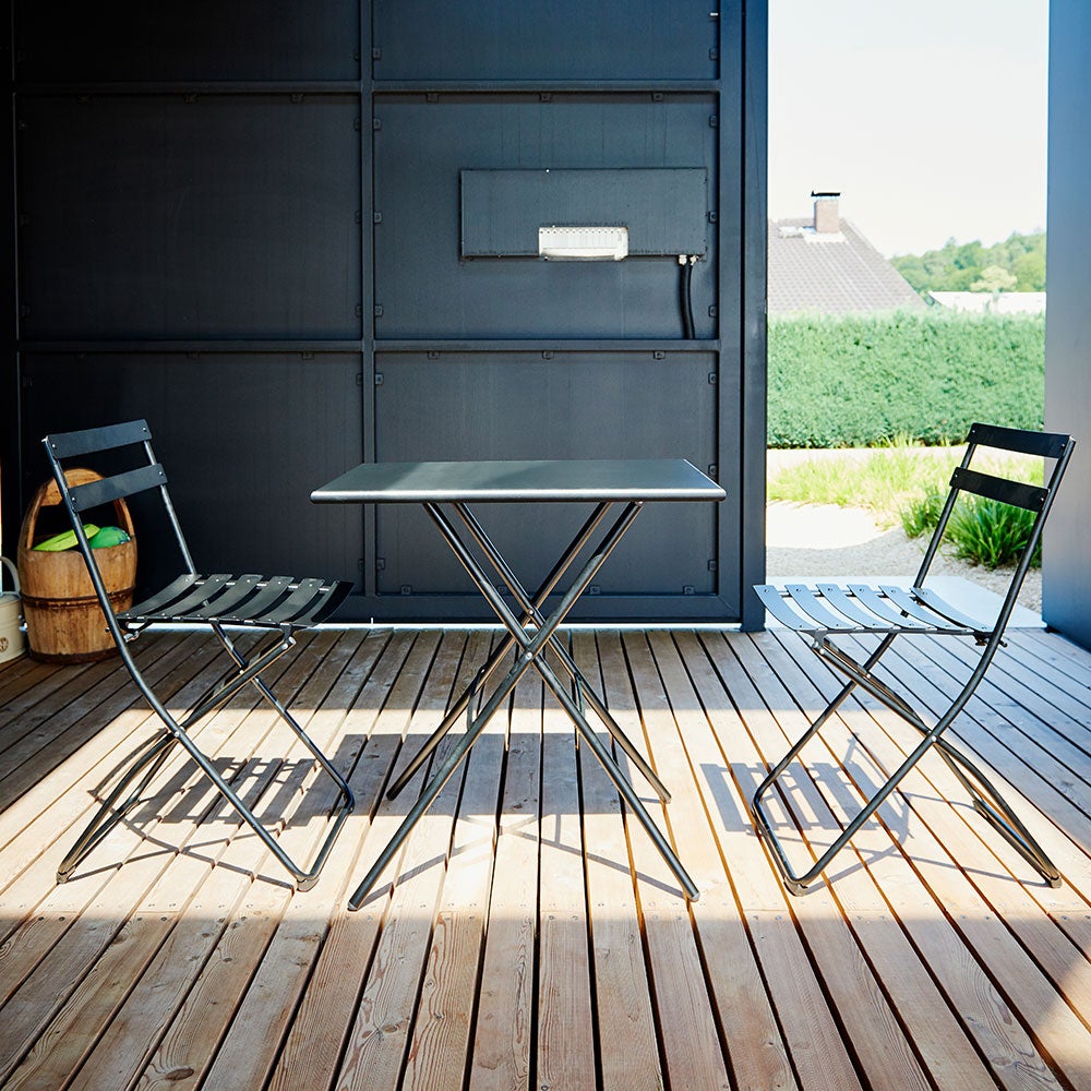 Spring chair white steel