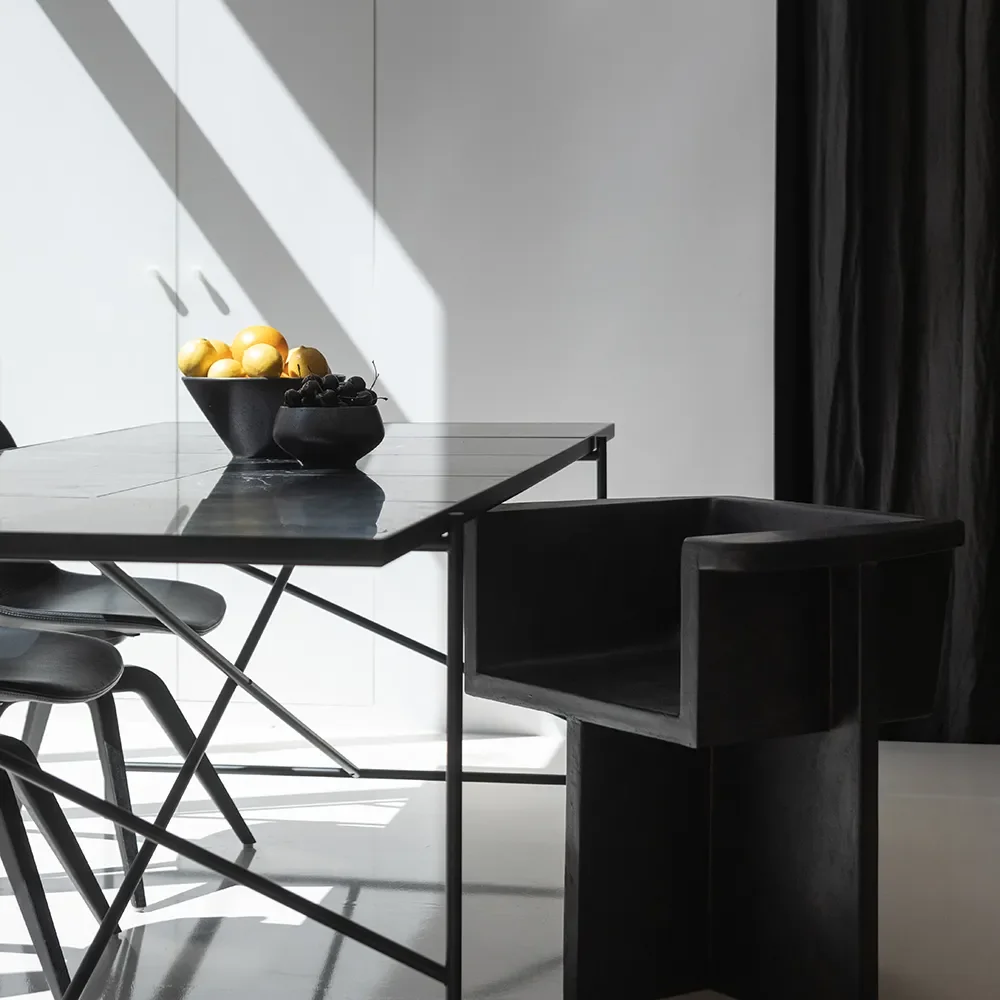 Brutus Dining Chair - Coffee