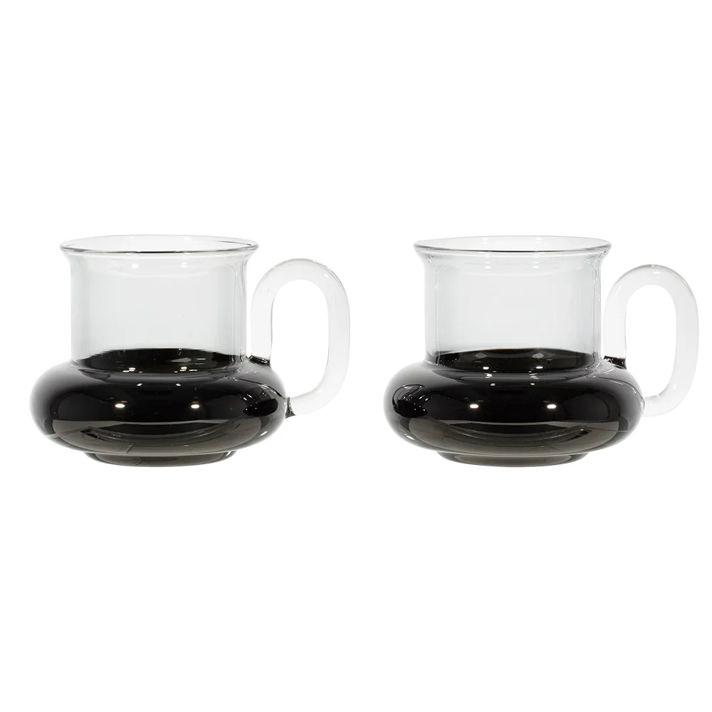 Bump Tea Cups Black x 2