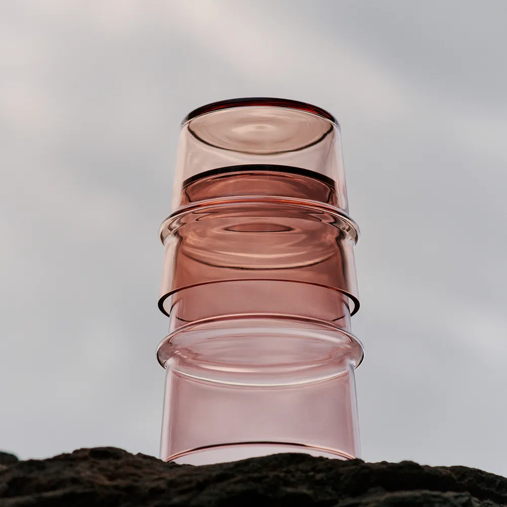 Boya Low Glasses - Set of 2 - Mauve