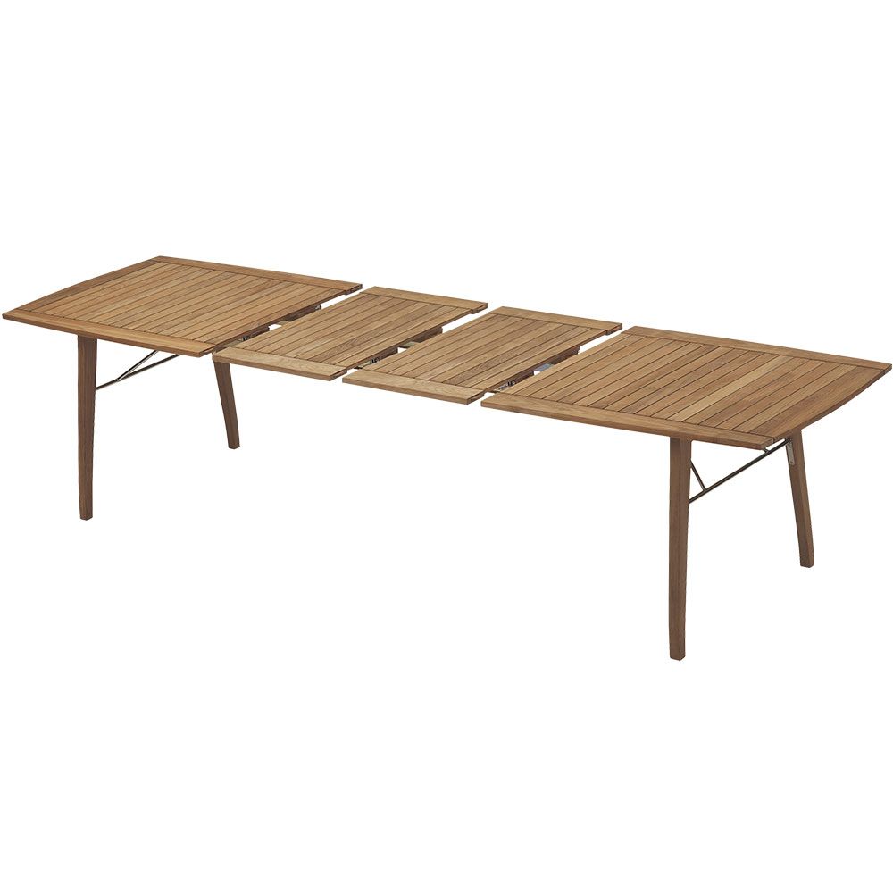 Ballare Dining Table 90x196-296 cm Teak