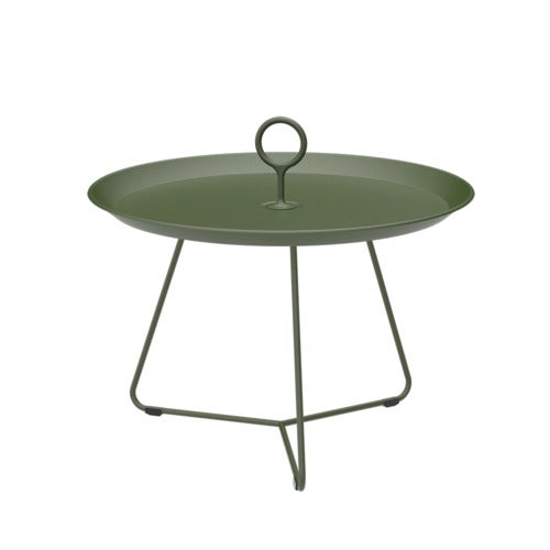 EYELET side table Ø57.5 olive green