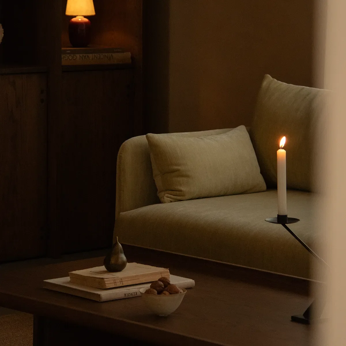 Interconnect Candleholder Small - Black Steel