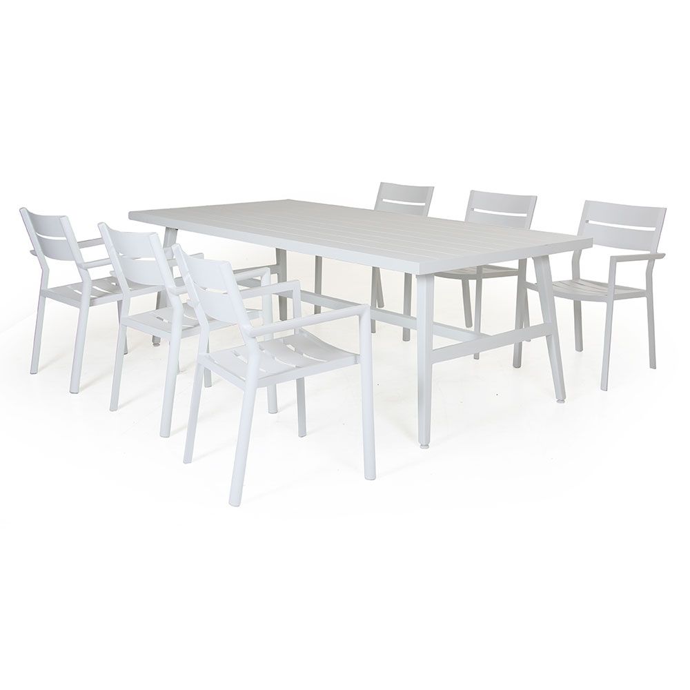 Delia armchair white