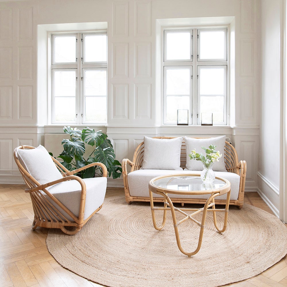 Charlottenborg 2-seat sofa, natural