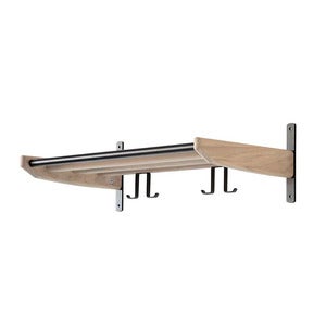 Cora Hat rack 59 cm White oiled Oak