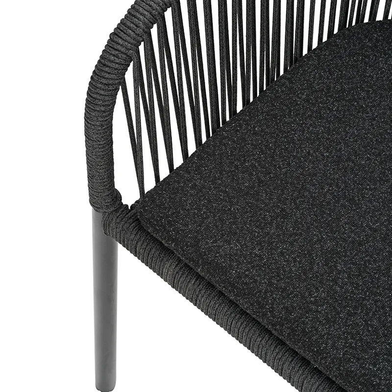 Delta chair    Anthracite / Slate Rope / Teddy Black