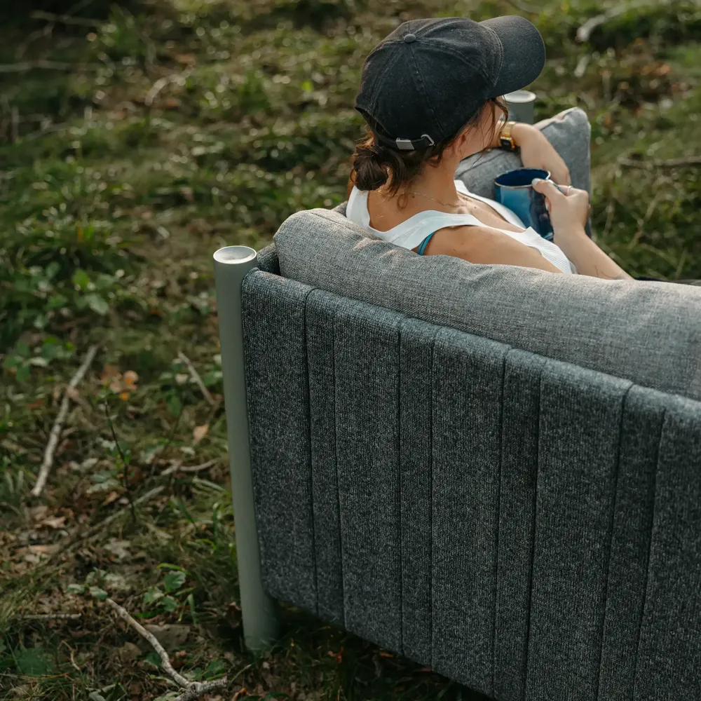 Brad Sofa Charcoal Grey/Nordic Green