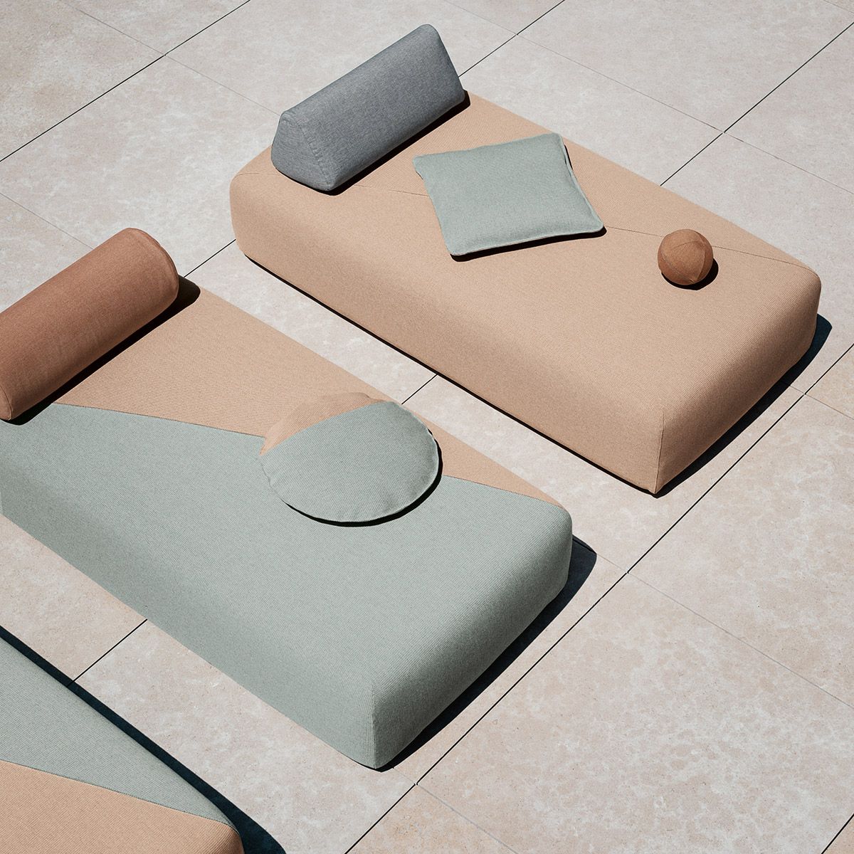 BRIXX backrest triangle 664/twist dark turquise