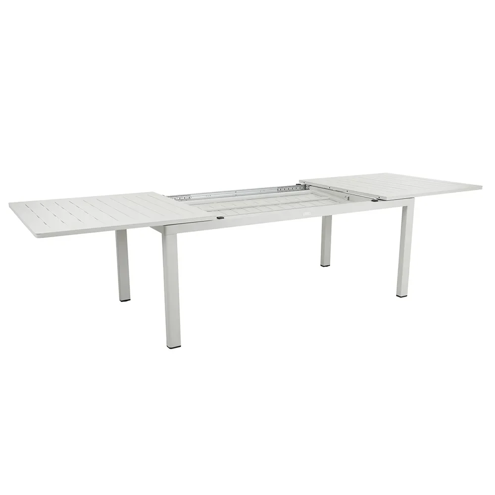 Lomma dining table 100x194-312 cm Light grey