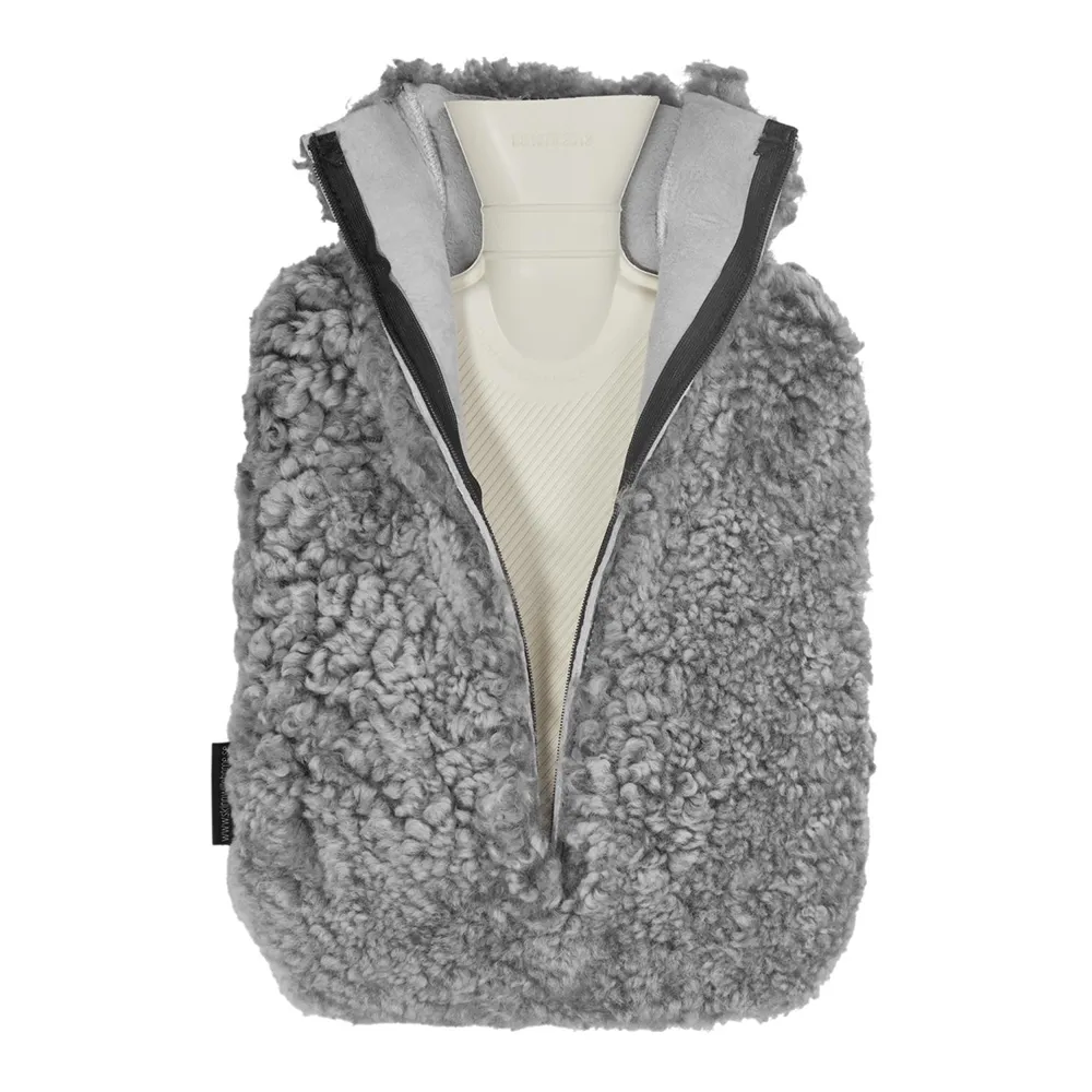 Curly bottle 22x33 cm Charcoal Grey Silver