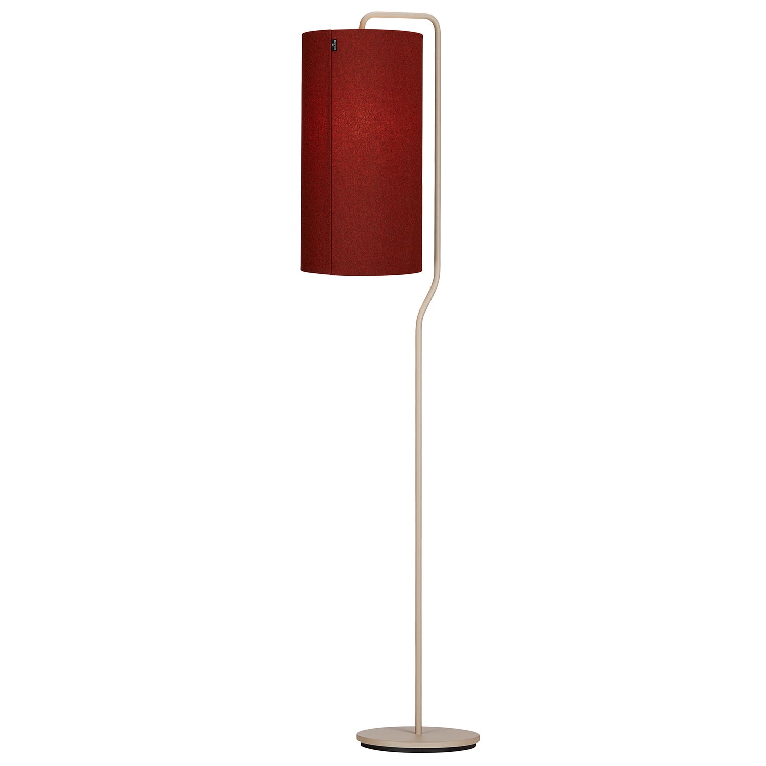 Pensile Floor Lamp Sand Structure Exkl Textile Shade