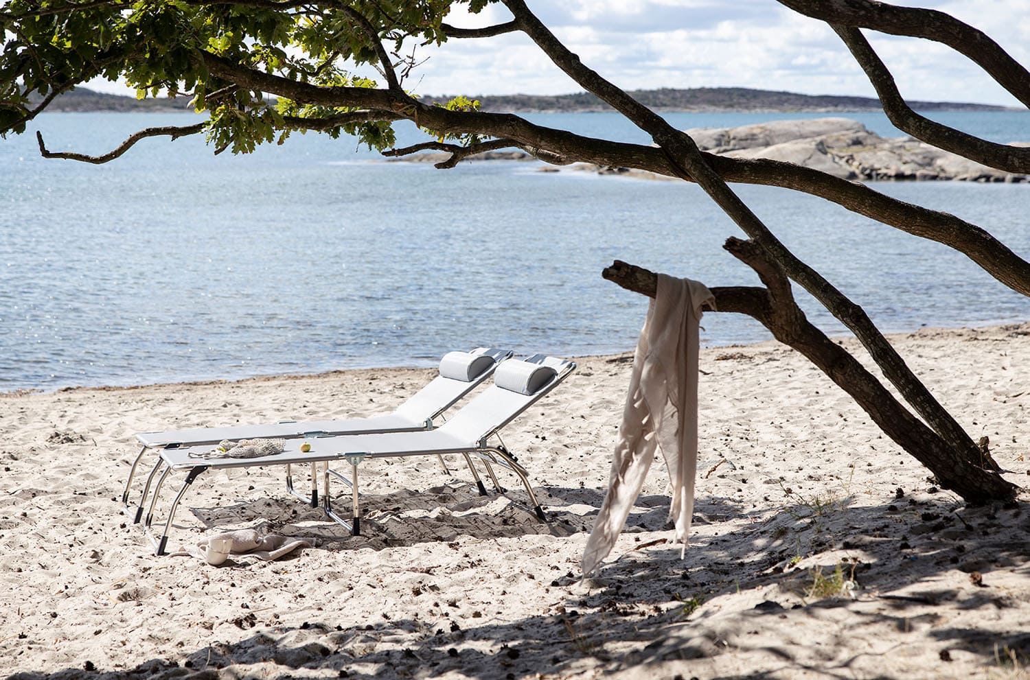 Amigo sunbed xxl grey aluminium/textilene