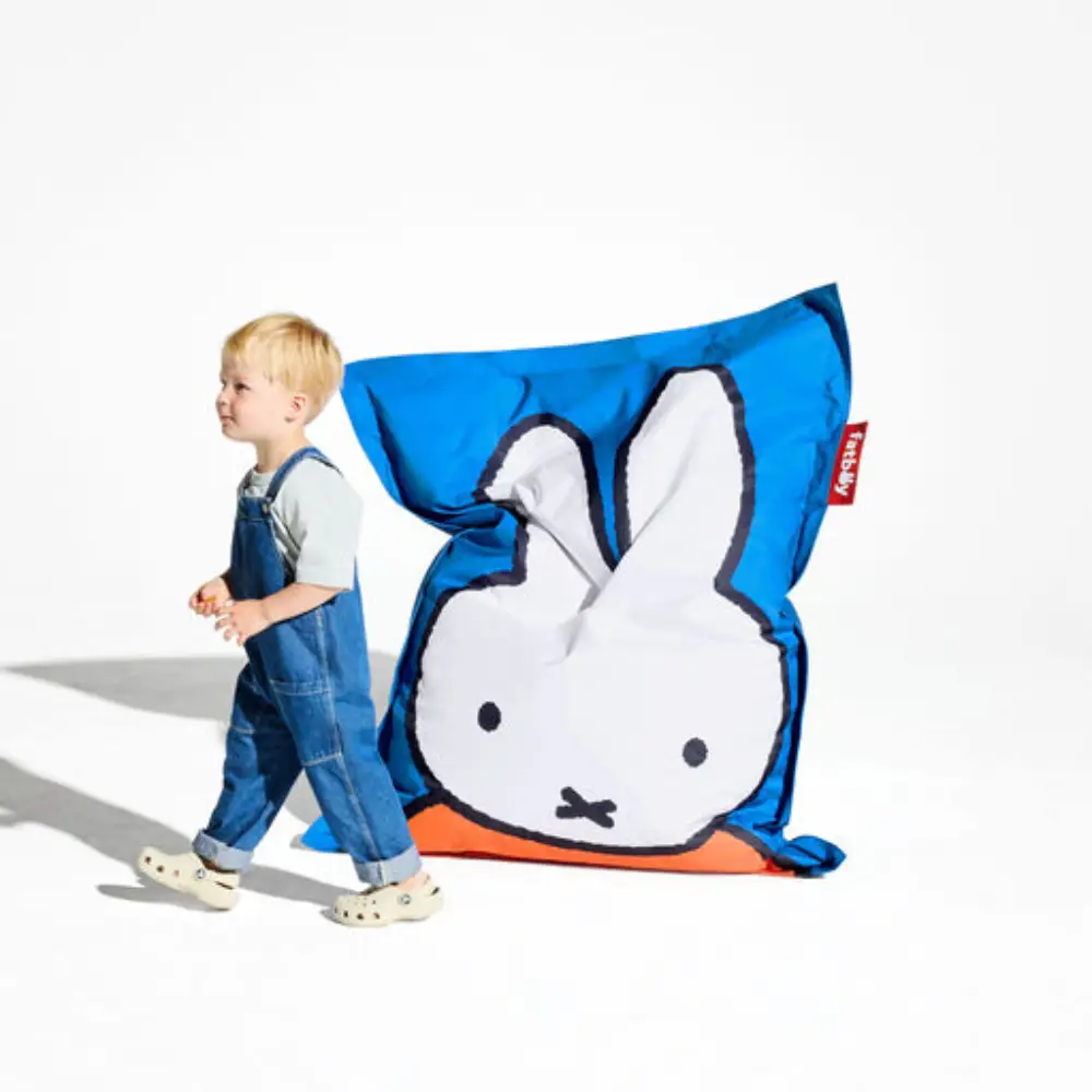 junior x Miffy bean bag blue