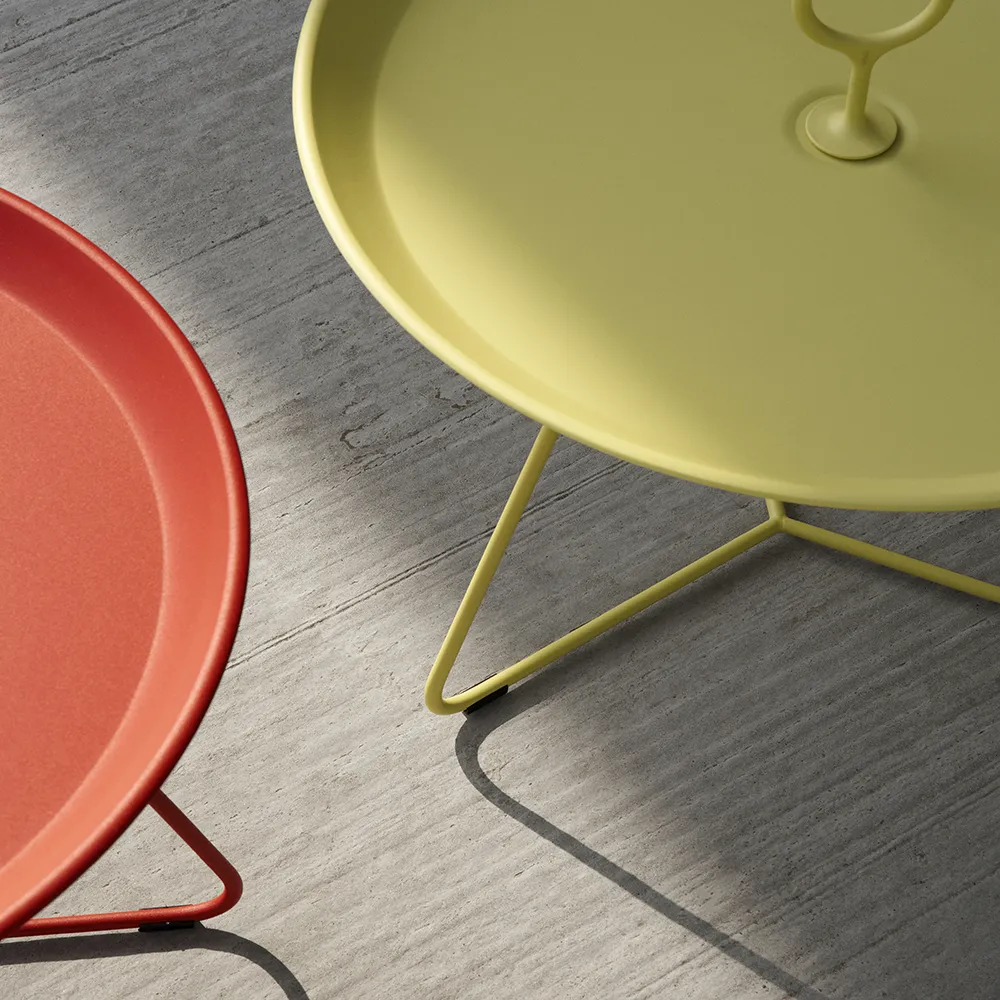 EYELET side table Ø57.5 Cayenne