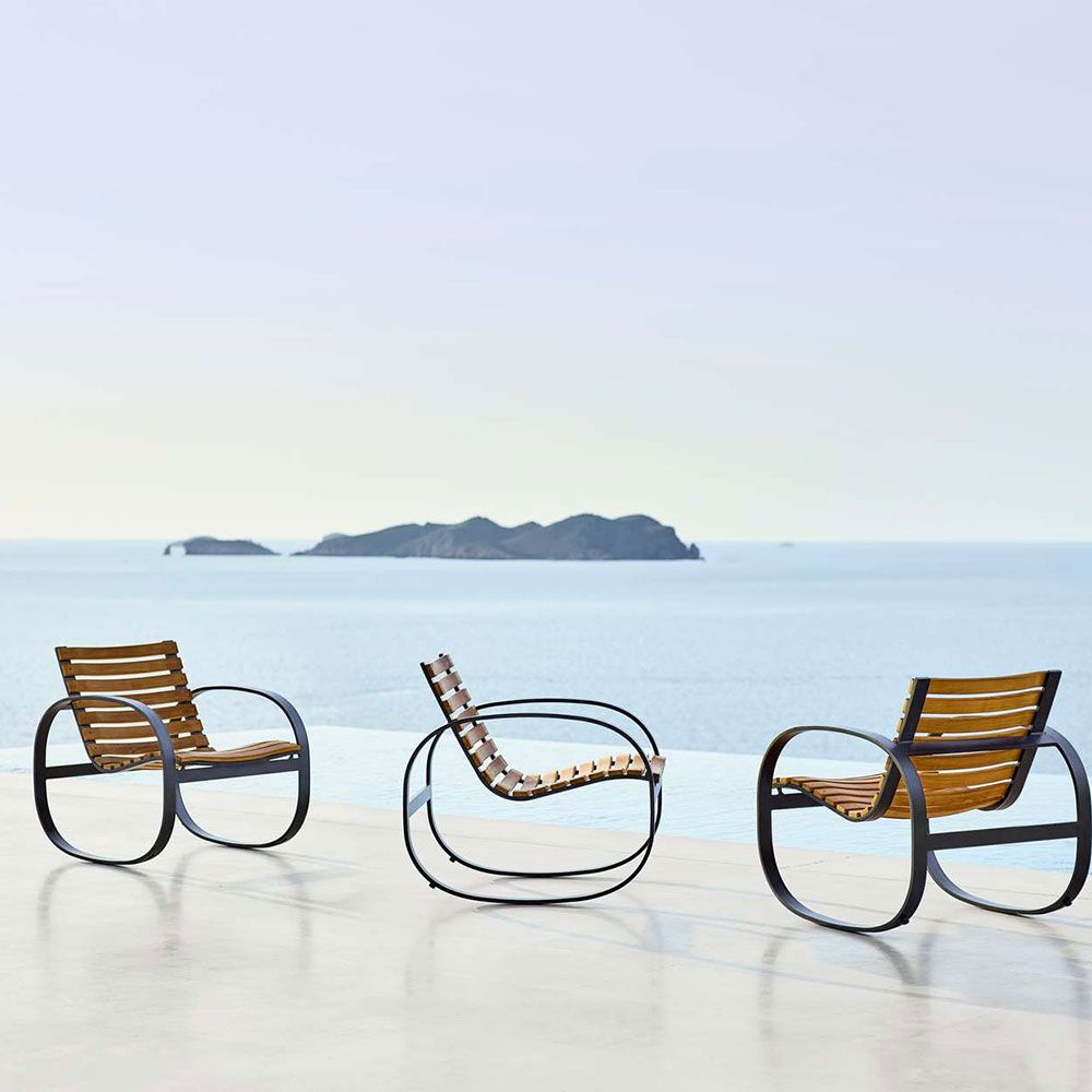 Parc Rocking Chair Teak/Aluminium